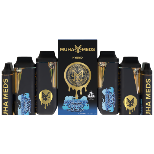 muha meds blueberry haze 2 gram disposable hybrid muha meds 1