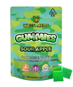 SOUR APPLE, SATIVA GUMMIES