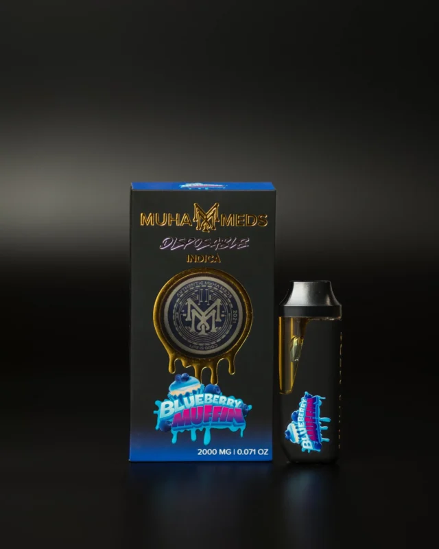 Blueberry Muffin Disposable Vape By Muha Meds | Premium Blueberry Flavor  For Effortless Enjoyment | Official Muha Med Shop