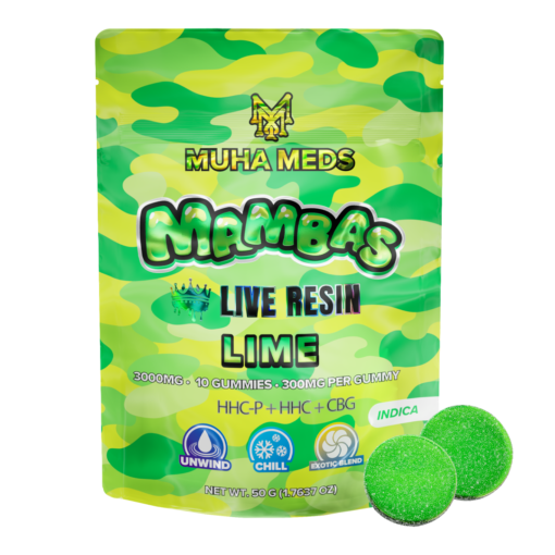 Buy Muha Meds Lime Live Resin Gummies Online,