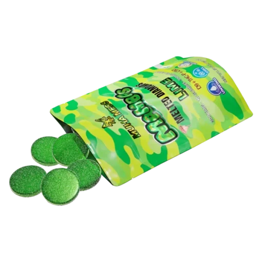 Lime Melted Diamonds Gummies, - Image 2