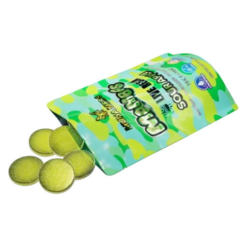Sour Apple Live Resin Gummies, - Image 2