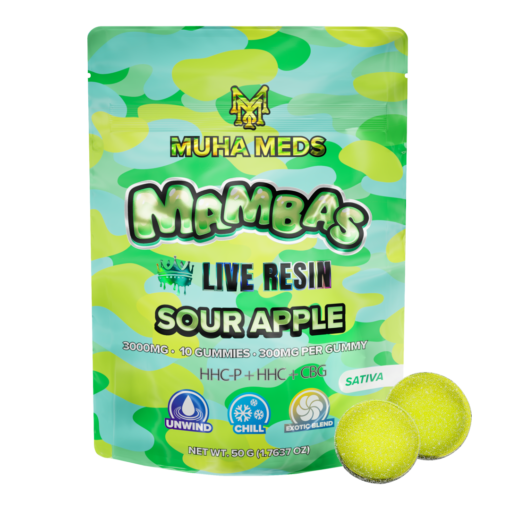 Sour Apple Live Resin Gummies,