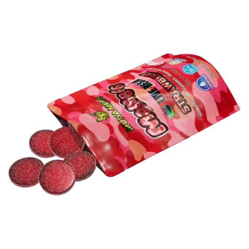 Strawberry Live Resin Gummies, - Image 2