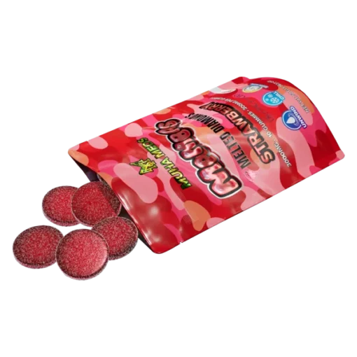 Strawberry Melted Diamonds Gummies, - Image 2