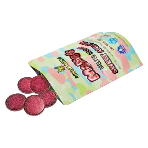 Sweet and Sour Melted Diamonds Gummies, - Image 2