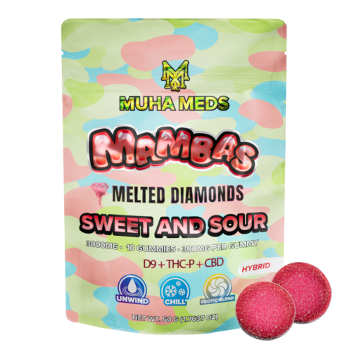 Sweet and Sour Melted Diamonds Gummies,