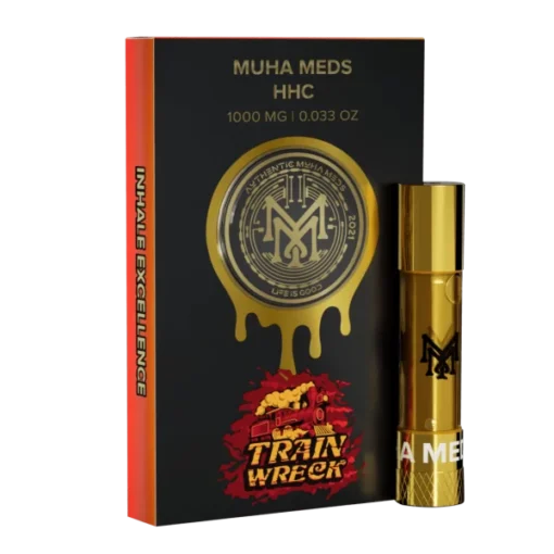 Shop Muha Meds Train Wreck Cartridge - Premium Cannabis Oil for a Potent Experience - Image 2